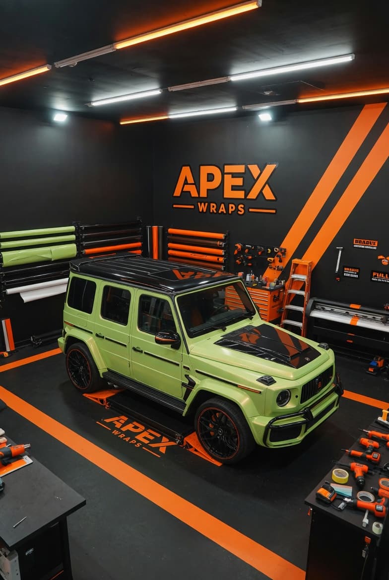 Premium car detail for services showcase
